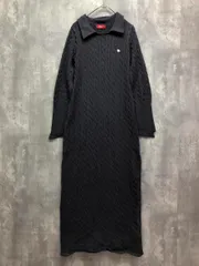 LAGUNAMOON ラグナムーン POLO BCS コラボ 032460303901 ケーブル ニット ワンピース sizeS/グレー ◆■ レディース