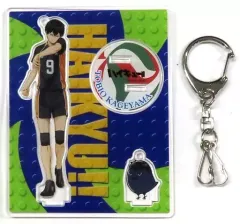 【中古】雑貨 影山飛雄 アクリルスタンドキーホルダー 「ハイキュー!!×JUMP SHOP」 烏野高校排球部 体験入部会グッズ