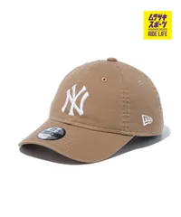 【ムラスポ公式】新品 NEW ERA ニューエラ キャップ キッズ ジュニア 子供 Youth 9TWENTY ニューヨーク・ヤンキース カーキ×ホワイト 14524546