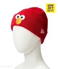 【ムラスポ公式】新品 NEW ERA ニューエラ ニット帽 ビーニー ニットキャップ キッズ ジュニア 子供 BC セサミストリート エルモ 14682535