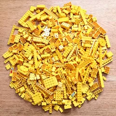 レゴ 正規品 中古 まとめ売り 約700g 黄色 大量 レゴブロック【管理番号：3058】