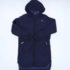 XL プーマ メンズ 軽量 フード ウィンドブレーカー ジャケット ロング丈 0120J