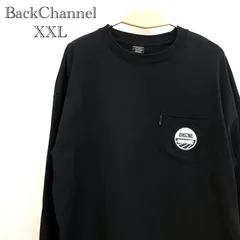 Back Channel オーガニックカットソー ロンT XXL ブラック メンズ ファッションのサムネイル