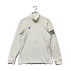 中古 メンズ パーリーゲイツ PEARLY GATES 長袖シャツ 5(L) 白 ホワイト モックネック 春夏秋