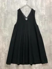 URBAN RESEARCH DOORS アーバンリサーチドアーズ DR07-26E703 Aライン ジャンパー スカート sizeONE/黒 ■■ レディース