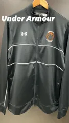 Other Armour アンダーアーマー 刺繍 ジャージ トラックジャケット スポーツウェア フルジップ メンズL 黒 ブラック 中古 古着 2U0023