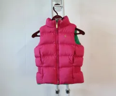 W-3944/ラルフローレン 正規品 女の子用 ダウン リバーシブル ベスト 6x