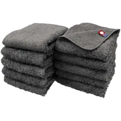 今治タオル タオルハンカチ 10枚セット アースカラー チャコール 約20×20cm 綿100% 吸水 吸水 速乾 柔らかい手触り 新品 未使用 まとめ買い