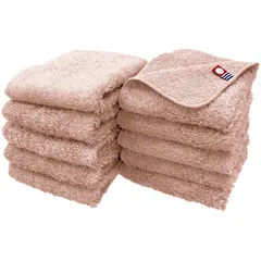 今治タオル タオルハンカチ 10枚セット アースカラー ピンク 約20×20cm 綿100% 吸水 吸水 速乾 柔らかい手触り 新品 未使用 まとめ買い