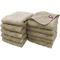 今治タオル タオルハンカチ 10枚セット アースカラー ベージュ 約20×20cm 綿100% 吸水 吸水 速乾 柔らかい手触り 新品 未使用 まとめ買い