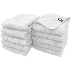 今治タオル タオルハンカチ 10枚セット アースカラー ホワイト 約20×20cm 綿100% 吸水 吸水 速乾 柔らかい手触り 新品 未使用 まとめ買い