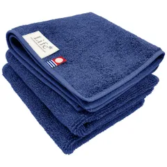今治タオル タオルハンカチ 3枚セット メンズカラー ネイビー 約25×25cm 綿100% 吸水 吸水 速乾 軽量 新品 未使用 まとめ買い