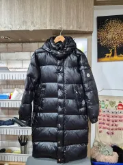 モンクレール ブラック ロング ダウン コート 0サイズ