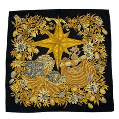 未使用品 HERMES エルメス スカーフ カレ90 シルク MONSIEUR ET MADAME