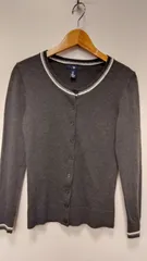 M2　ギャップ　Gap　クルーネック　カーディガン　洗濯OK　Sサイズ　美品