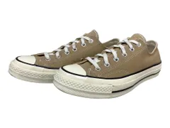 CONVERSE (コンバース) CHUCK 70 OX チャックテイラー オールスター 70 スニーカー 26cm UK7.5 ベージュ×ホワイト メンズ/036