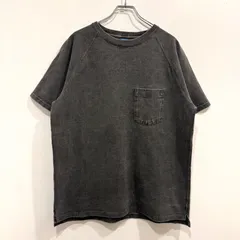 Good On ヘビージャージーショートスリーブラグランポケットＴシャツ サイズL グレー ユーズド加工【送料込み】
