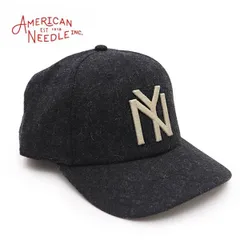 アメリカンニードル【AMERICAN NEEDLE】WOOL-NYBK New York Black Yankees キャップ ウール ニューヨーク・ブラックヤンキース ニグロリーグ ベースボールキャップ 帽子 カジュアル ユニセックス