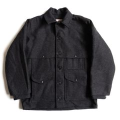 【美品】FILSON【ダブルマッキーノ クルーザー ジャケット】40 ダークグレー USA製 フィルソン 26010769