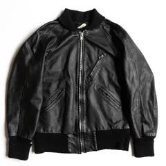 【美品】SKOOKUM【レザー スタジャン】40 ブラック ジャケット スクーカム 26010723