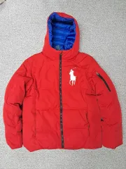 ポロ ラルフローレン ビッグポニー レッド フード ダウン アウター