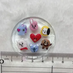 BTS、キャラクター、3Dネイルパーツ、バラ売り、即購入不可