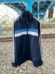 adidas アディダス トラックジャケット ジャージ スポーツウェア パフォーマンスロゴ 古着 M L