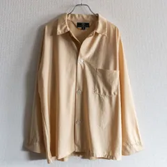 【雰囲気抜群】 VAN HEUSEN【オープンカラー ナイロン シャツ】ヴァンヒューゼン 開襟 古着 26010777