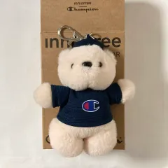 チャンピオン テディベア クマのぬいぐるみ キーホルダー イニスフリー コラボ 新品