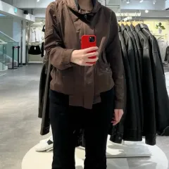 ヴィンテージ ブラウン ブルゾン ジャケット