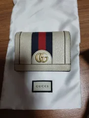 グッチ オフィディア 二つ折り財布 アイボリー