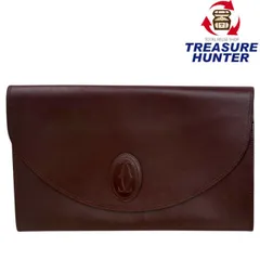 Cartier マストライン クラッチバッグ ボルドー カルティエ 【102061762006】