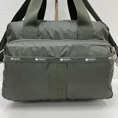 8922　LeSportsac レスポートサック　エッセンシャル　METRO CONBERTIBLE　メトロコンバーチブル　2way　ショルダーバッグ　ハンドバッグ　トートバッグ　カーキ　オリーブ　グリーン　レディース　軽量　ポケット多数　無地