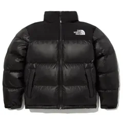 THE NORTH FACE ホワイトレーベル ノベルティ ヌプシ ブラック XS (クロップドX)