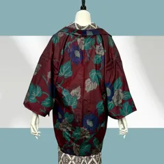 羽織　アンティーク羽織　銘仙　正絹