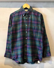 80’s L.L.Bean-L/S shirt-(Kid’s size L)Made in U.S.A. エルエルビーン チェックシャツ ネルシャツ