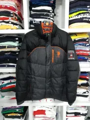 US ポロ ブラック ダウン アウター