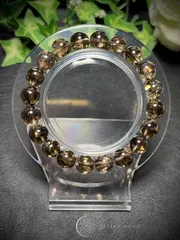 💎天然石 ✨🌈虹有✨️高品質  スモーキーアイリス （高発色）    ブレスレット   レディース＆メンズ     E794