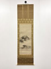 掛軸 桑山玉洲 遊鯉図 江戸時代 時代物 - メルカリ