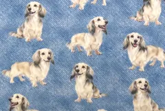 【ゆきちゃん限定】X2633 ダックス シェーデッドクリーム デニム 1m