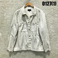 リネン シャツ アイボリー XXL