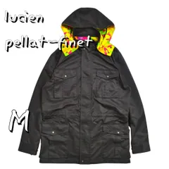 【極美品】 lucien pellat-finetルシアン ペラフィネ 日本製 蛍光迷彩柄ライナー ミリタリーパーカー M 黒ブラック【古着】【中古】【送料無料】のサムネイル