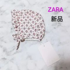 新品　ザラ　ZARA　ボンネット　ベビー　帽子　花柄