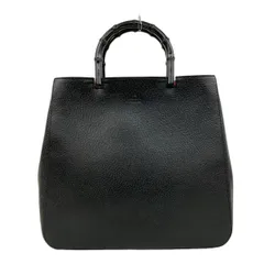 GUCCI(グッチ) ハンドバッグ バンブー 0021060 黒 レザー