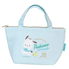 【メール便】ポチャッコ ランチトート 保冷帆布ランチバッグ バッジロゴ サンリオ ティーズファクトリー お弁当かばん キャラクター グッズ 