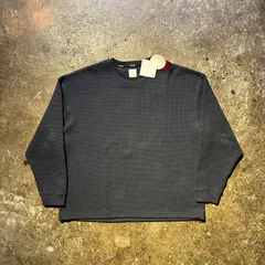 Wide Dad 25aw UR TECH Dad TECH CREW PULLOVER ネイビー 2 ワイドダッド URBAN RESEARCH アーバンリサーチ テッククルー ワッフルプルオーバー 新品タグ付き