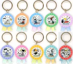 【中古】キーホルダー 全10種セット 「PEANUTS(SNOOPY) 75years シークレットロゼットレイヤーキーリング」
