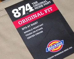 送料無料 Dickies ディッキーズ 874 オリジナル ワークパンツ KHAKI カーキ USA規格