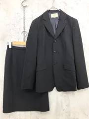 KEITH キース 半裏 リクルート フォーマル セットアップ ジャケット スカート スーツ size7/黒 ■■ レディース