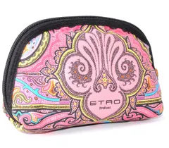 ETRO エトロ ペイズリー ポーチ Pink ピンク Black ブラック 黒 Ladies レディース 女性